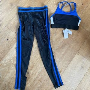 Alala Tight + Sports Bra : Mesh Panel Performance